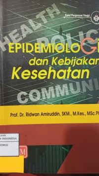 Image of Epidemiologi dan Kebijakan Kesehatan
