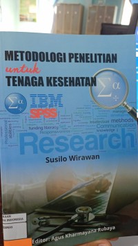 Image of Metodologi Penelitian untuk Tenaga Kesehatan