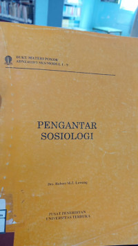 Image of Pengantar Sosiologi