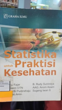 Image of Statistika Untuk Praktisi Kesehatan